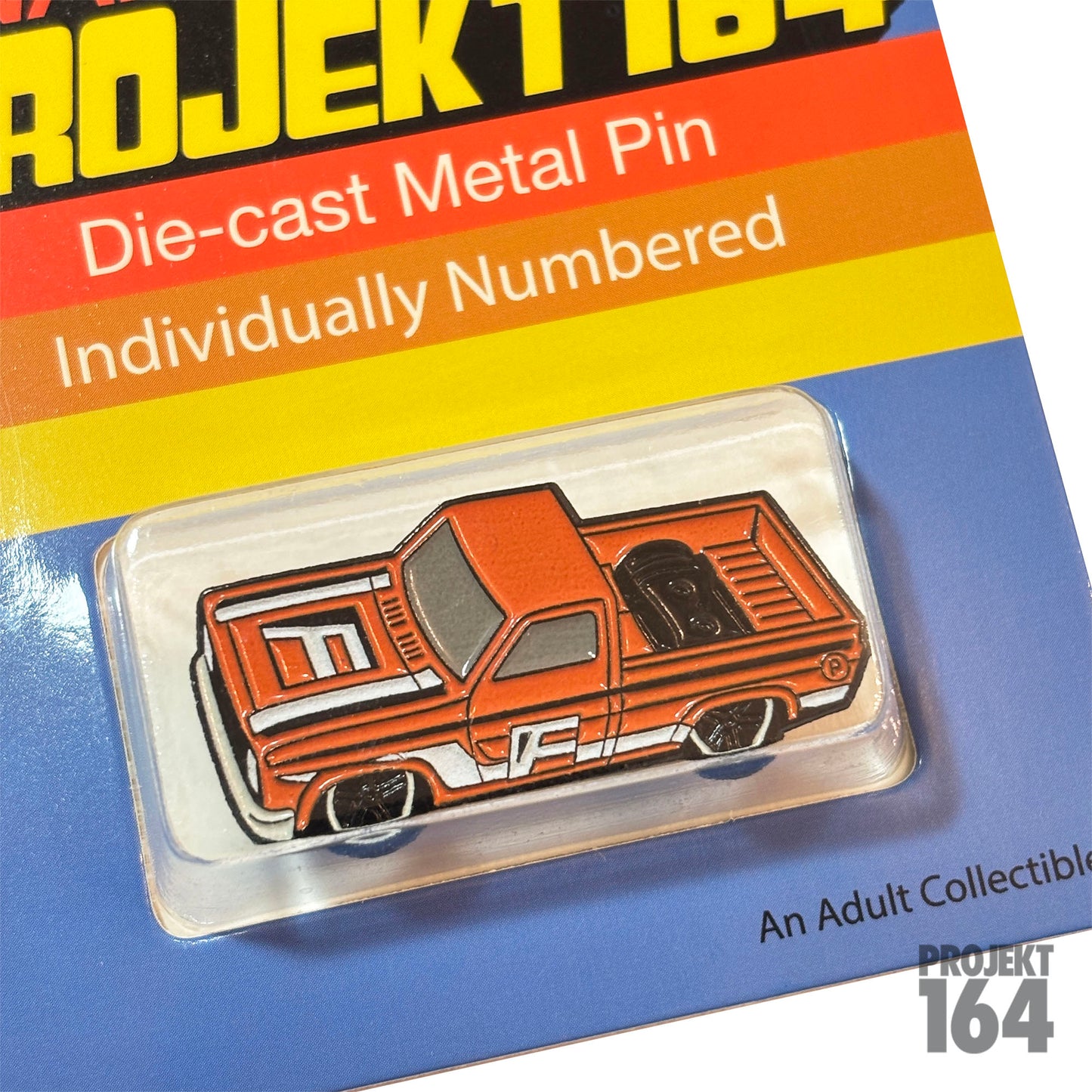Silvy Truck Pin - Orange - glows